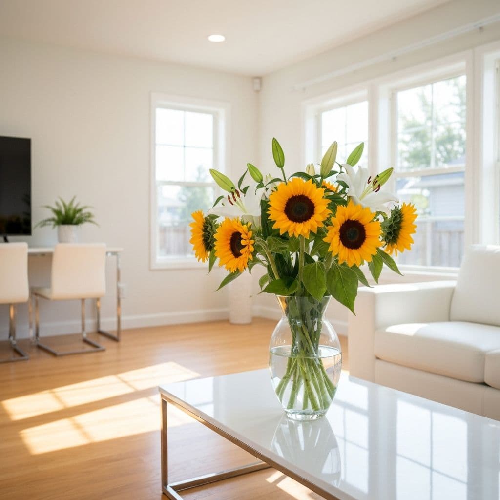 Clean, bright home after post-holiday professional deep cleaning